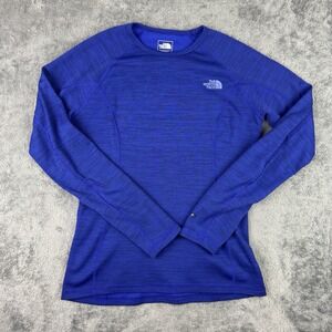 The North Face Summit Altimetro Long Sleeve Top Women's Small Blue/Purple